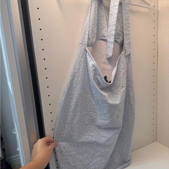 Blue summer dress halter neck - Picture 2 of 3